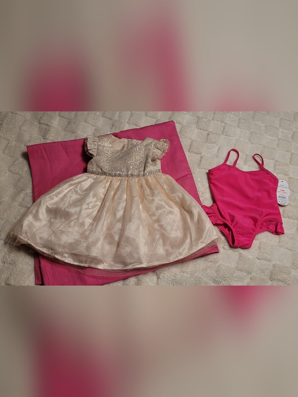 Infant Dress And Swimsuit